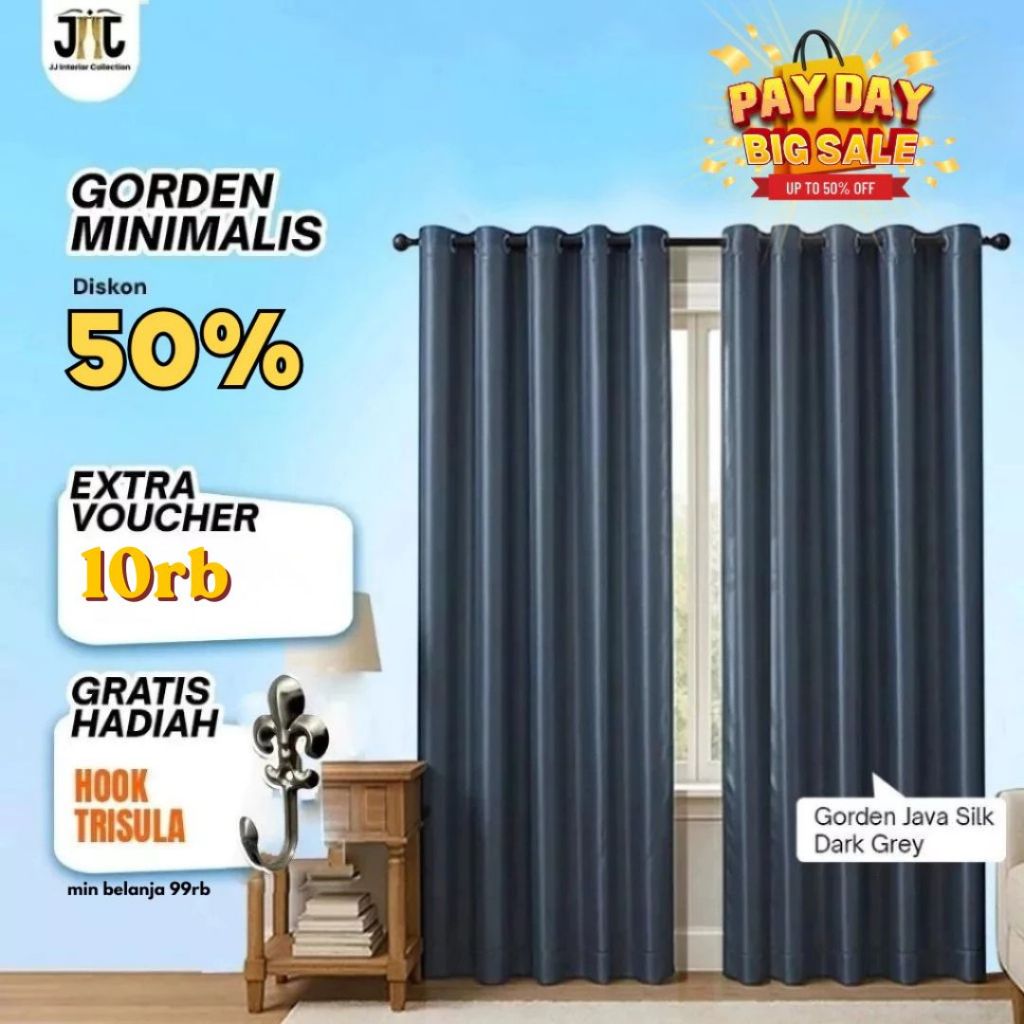 (PAY DAY SALE 25.6)  JJ Interior Collection Gorden Minimalis Hordeng