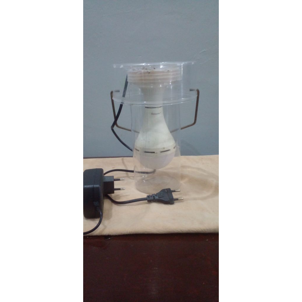 Casing tabungj Liven lampu led Anti hujan bahan dari Plastik jar silinder. Casing tabung lampu led/ 