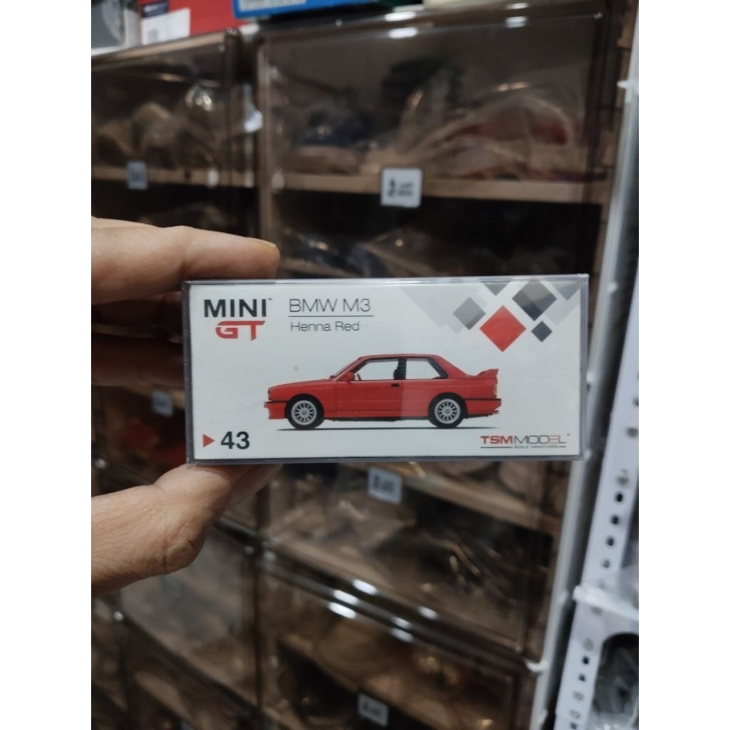 Mini GT BMW M3 Red Henna No. 43