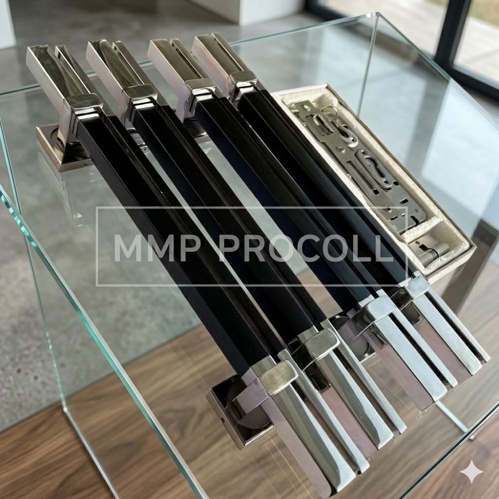 Tarikan pintu terbaru model minimalis modern motif Twin