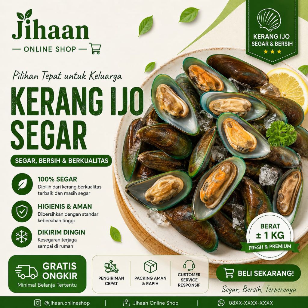 Kerang Hijau Segar