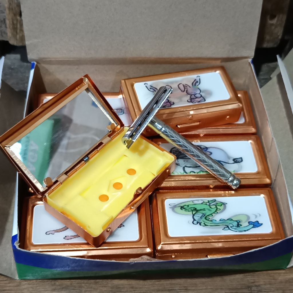 Razor Alat Cukur Manual Safety Razor Gagang Besi