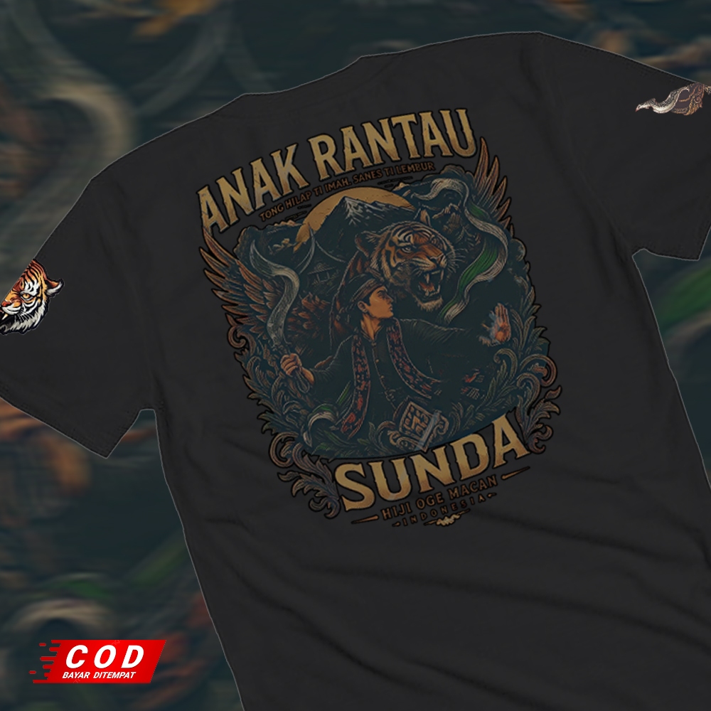 Kaos Murah94.id Kaos terbaru motif ANAK RANTAU SUNDA SILIWANGI//kaos keren terbaru 30s