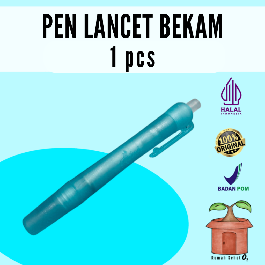 Pen Lancet Bekam Standar PBI Khusus Persatuan Bekam Indonesia Plastik Biru Indonesia Alvina Terbaru