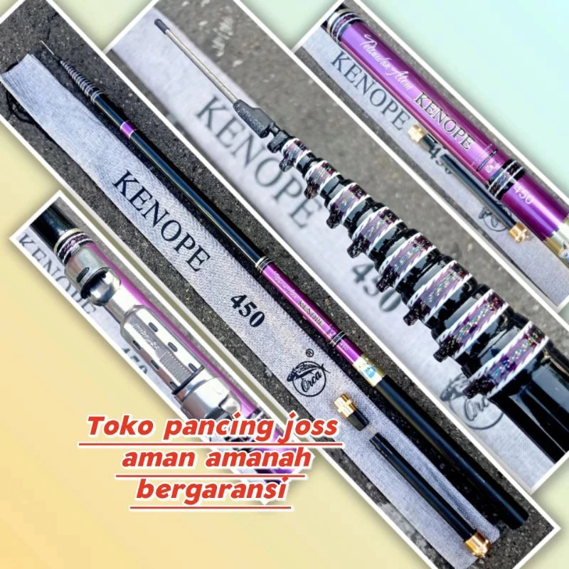 Tegek Kolong Zoom Orca Kenope 360/450/540 Bahan Carbon Kuat