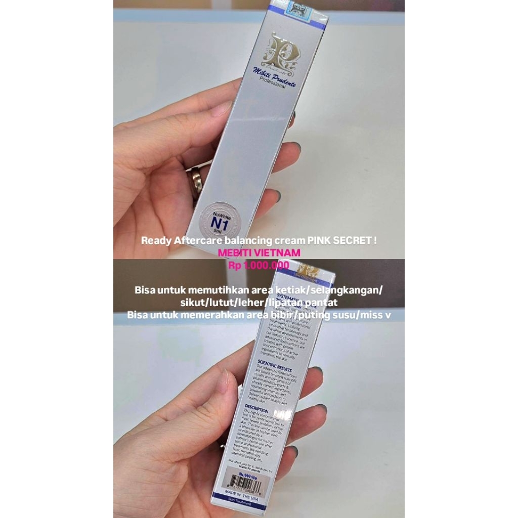 Aftercare Pink Secret / Pinky Treatment Mebiti Vietnam Puting Susu