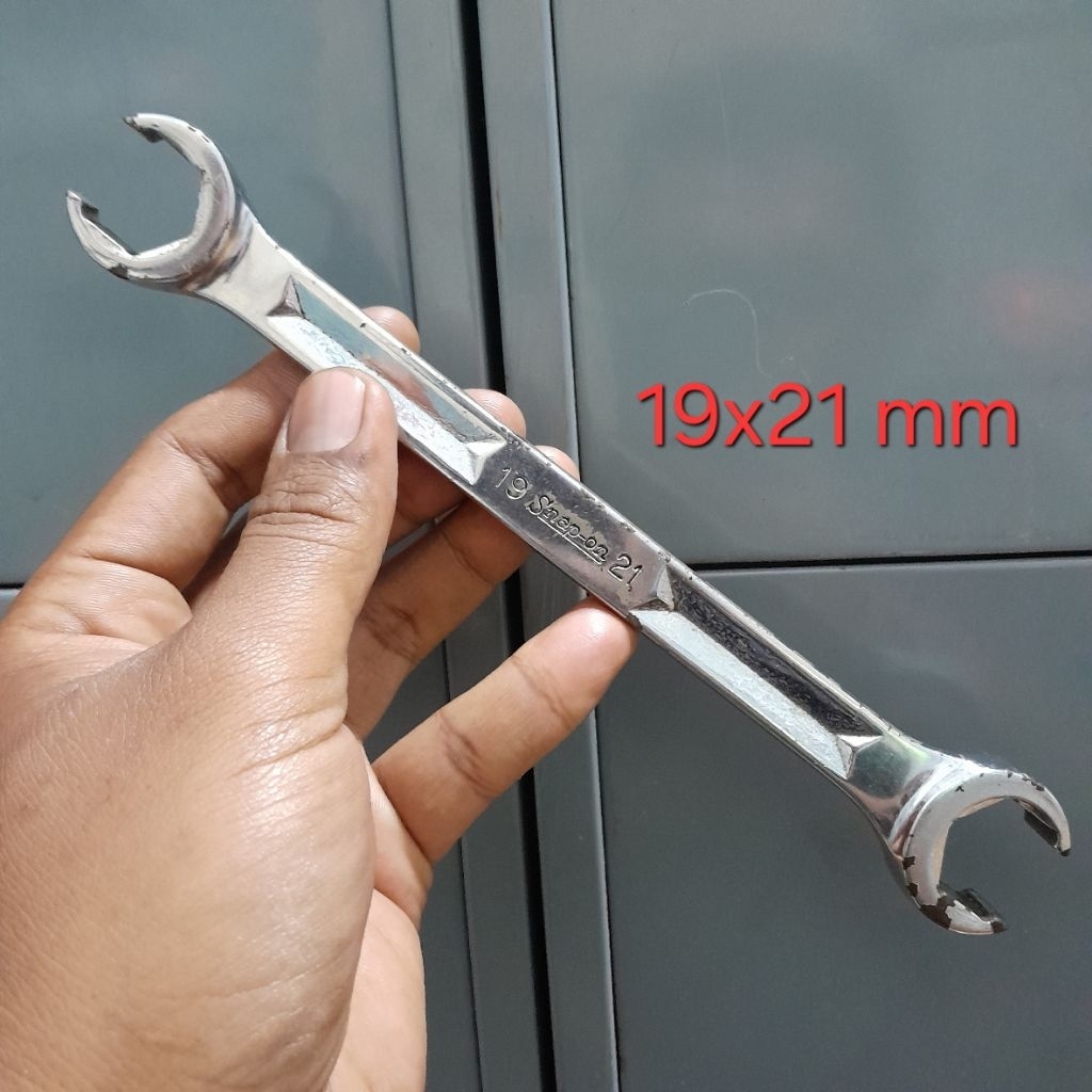 Snap-On Flare Nut Wrench 19x21mm Kunci Nepel Snap On USA