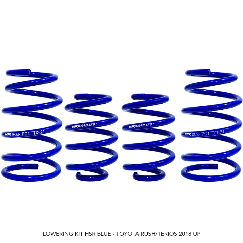 LOWERING KIT HSR BLUE - TOYOTA RUSH/TERIOS 2018 UP