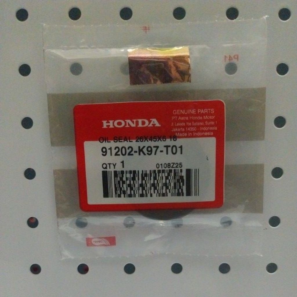 91202K97T01 OIL SEAL 26×45×6 SEAL KRUK AS KIRI PCX 150