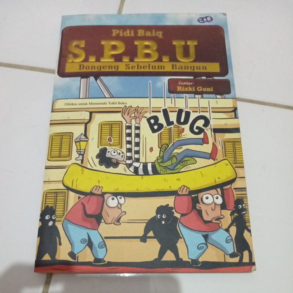 buku komik  S P B U dongeng sebelum bangun