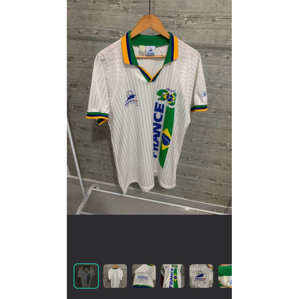 Jersey Brazil World Cup France 1998