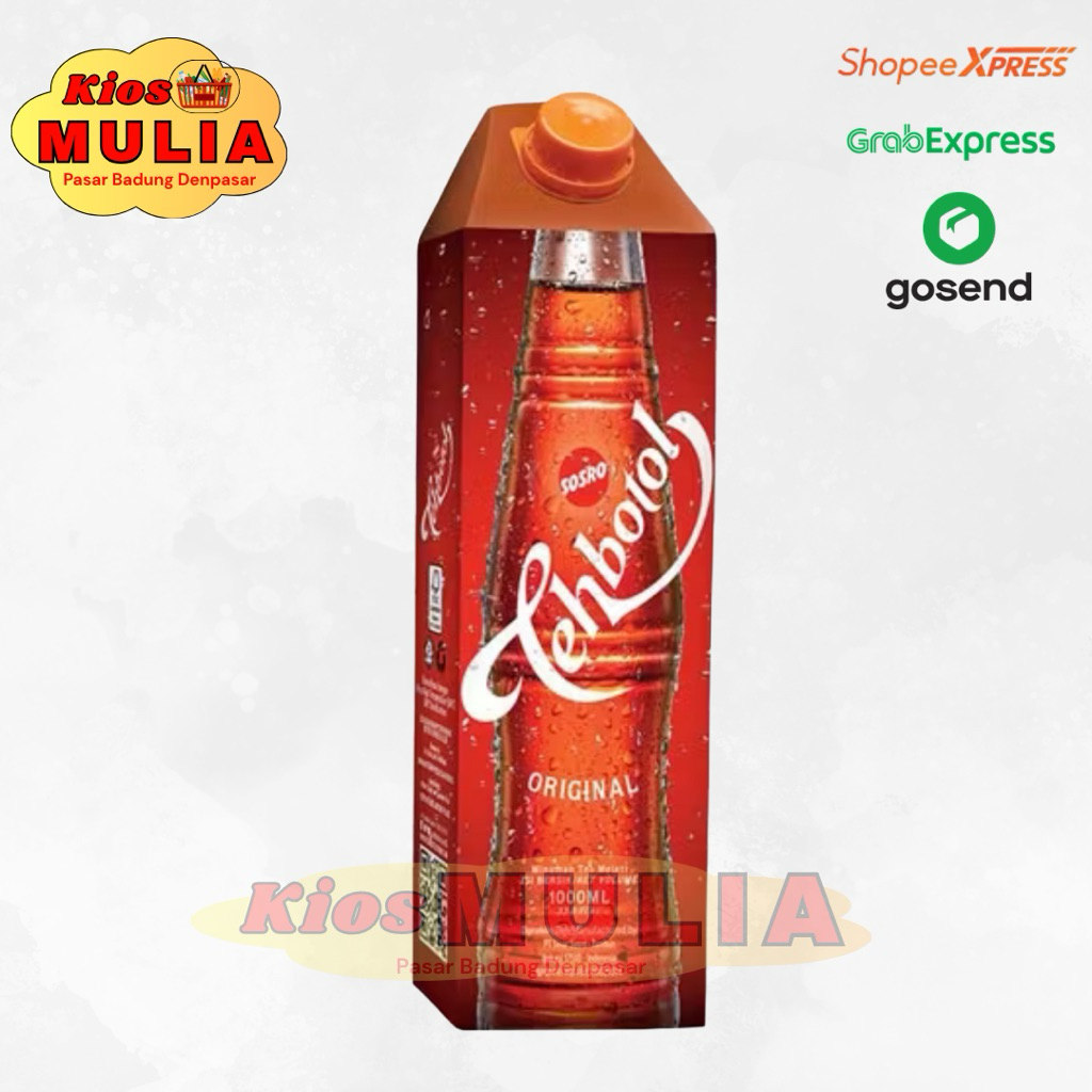SOSRO TEH BOTOL 1 LITER. MENYEGARKAN, RASA MANIS