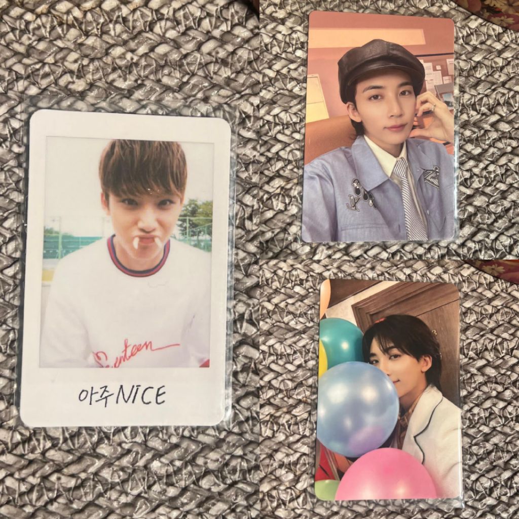 [READY] PC MINGYU JEONGHAN SEVENTEEN OFFICIAL