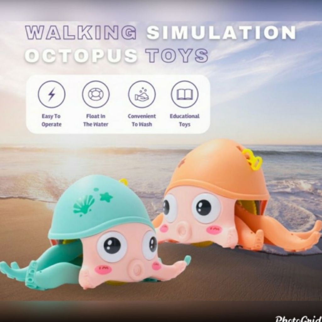 Mainan anak Gurita Octopus Walking Simulation Toys