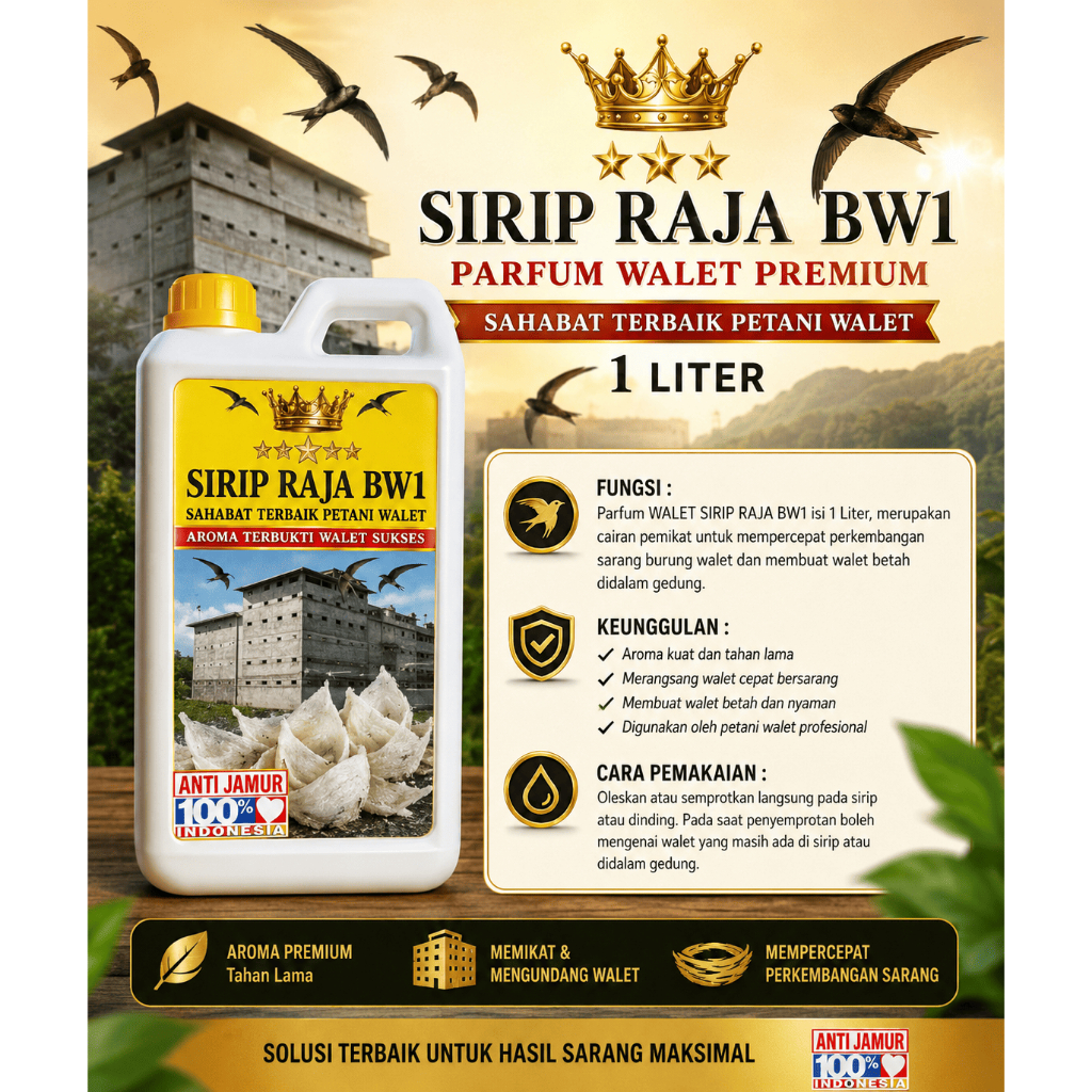 PARFUM WALET SIRIP RAJA BW 1 1LITER