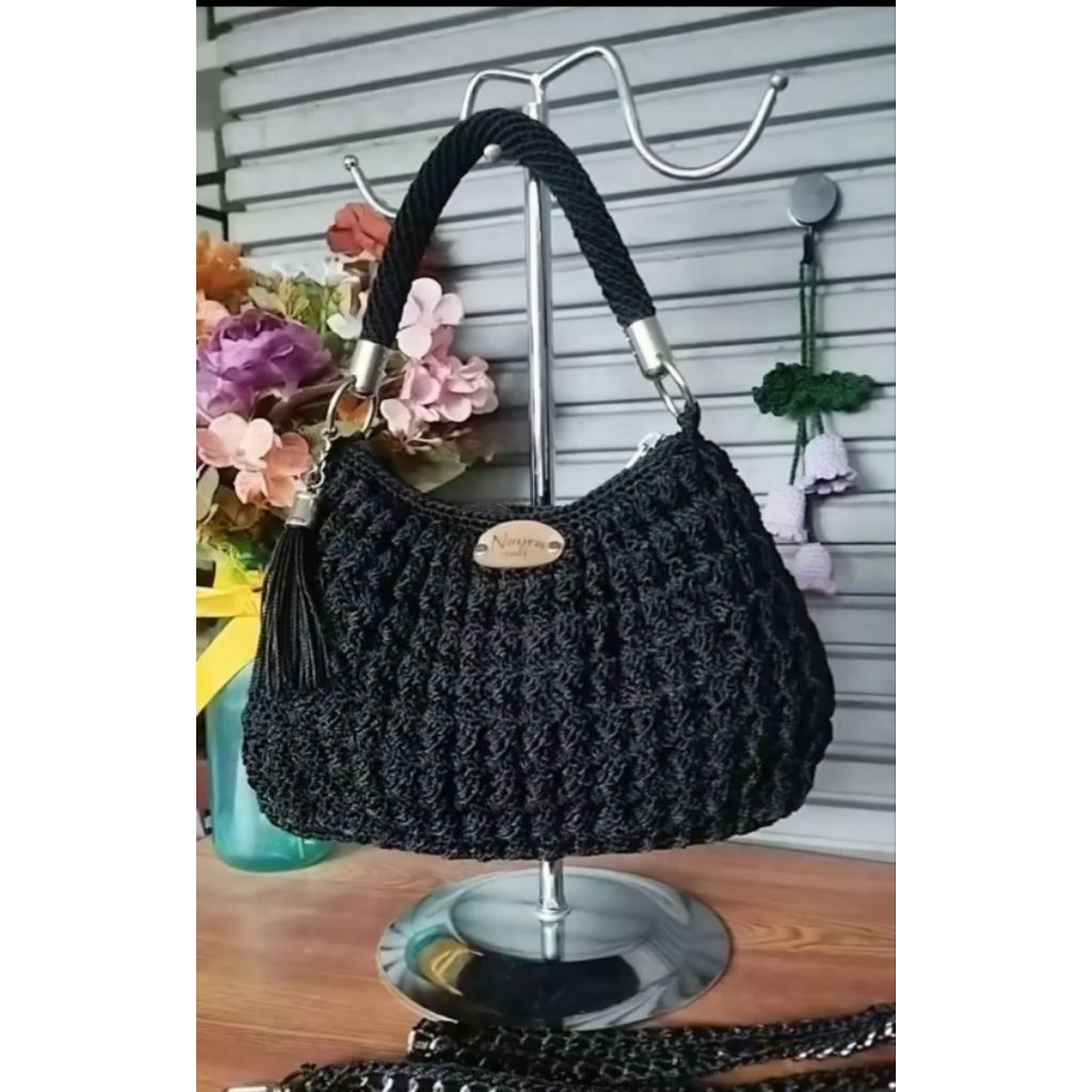 tas pesta rajut