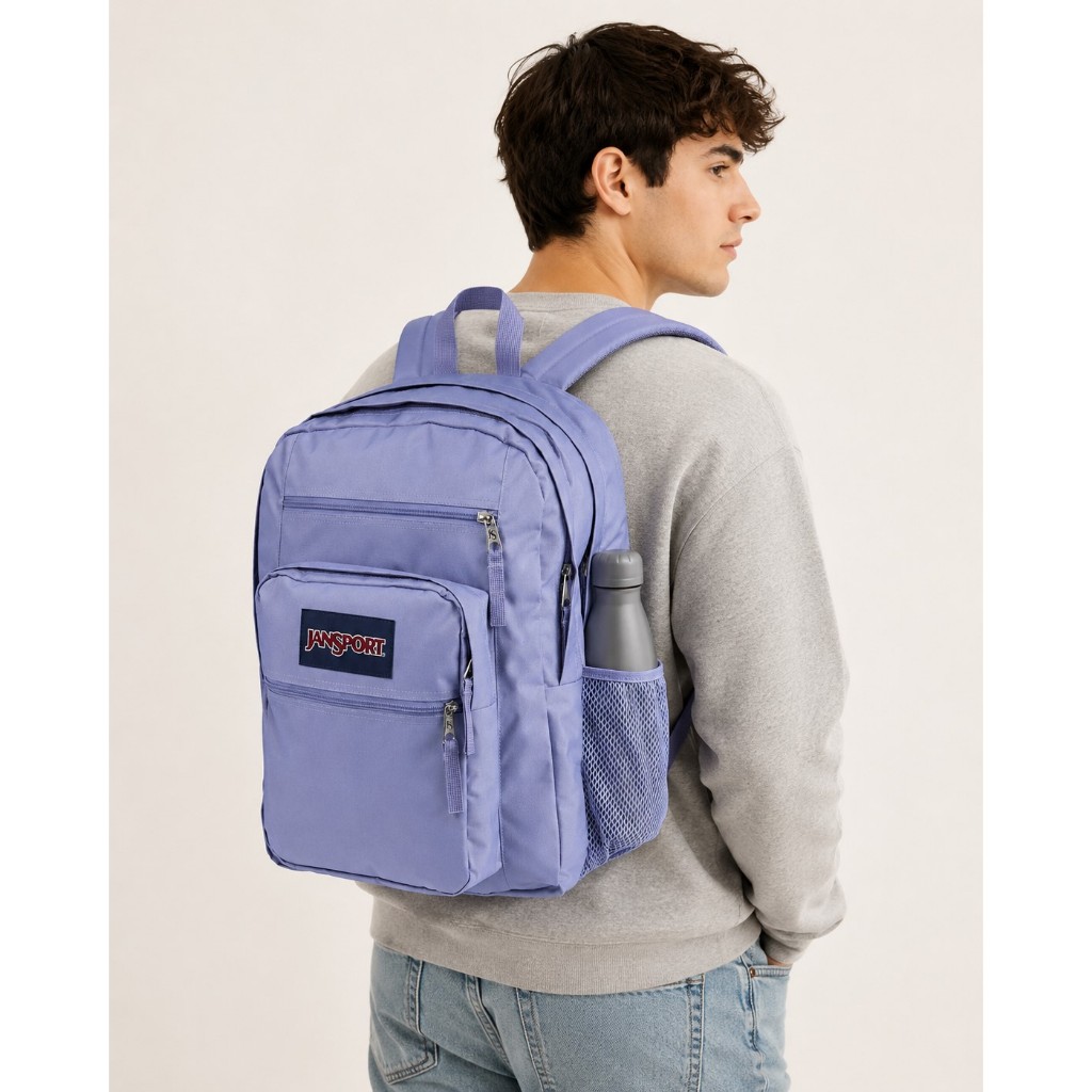 Tas Jansport Big Student Backpack Lavender Original