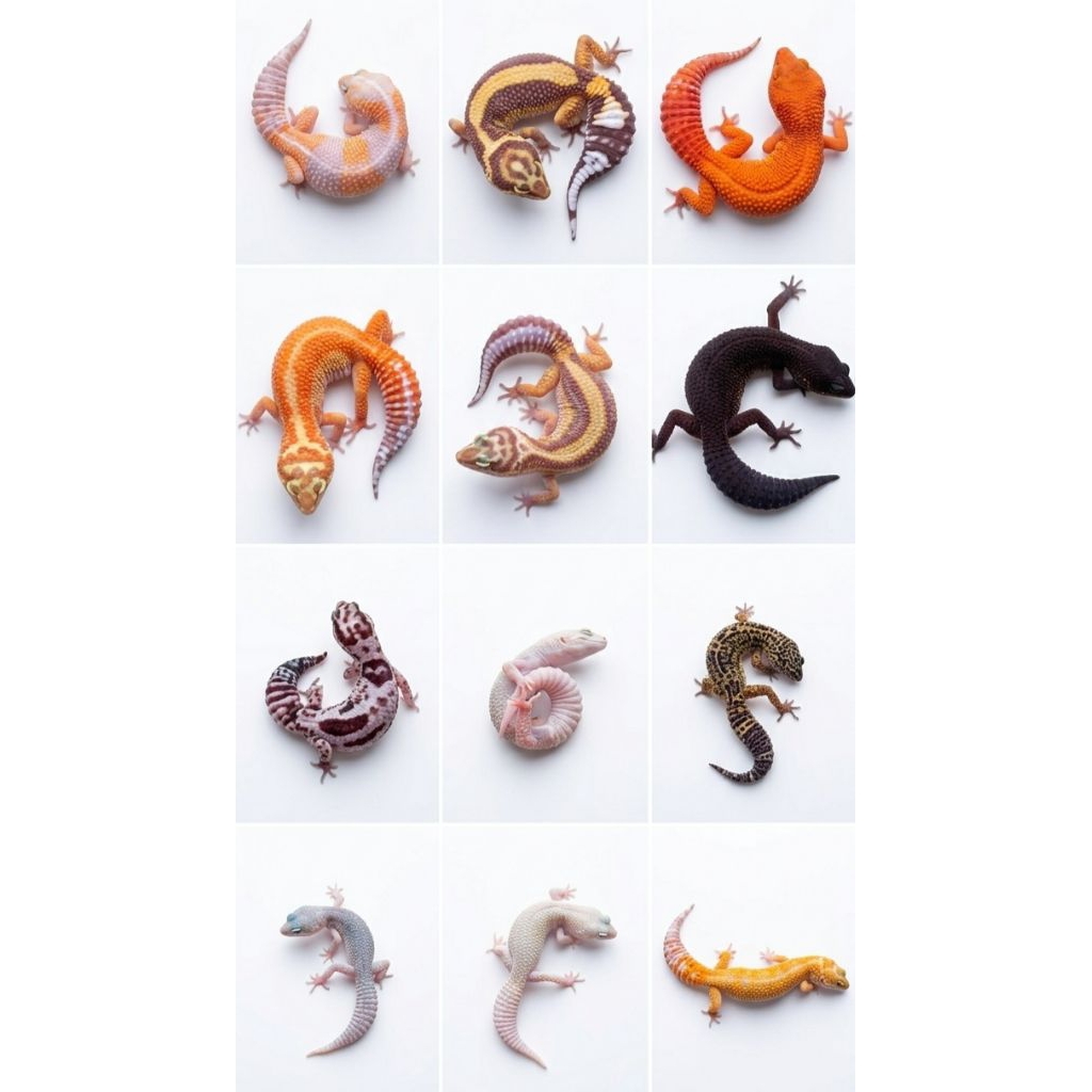 Mainan Anak - RANDOM Leopard Gecko Baby