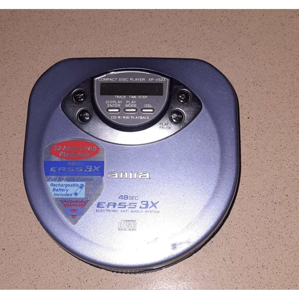 Discman aiwa good condition barang koleksi  stock 2pcs seja