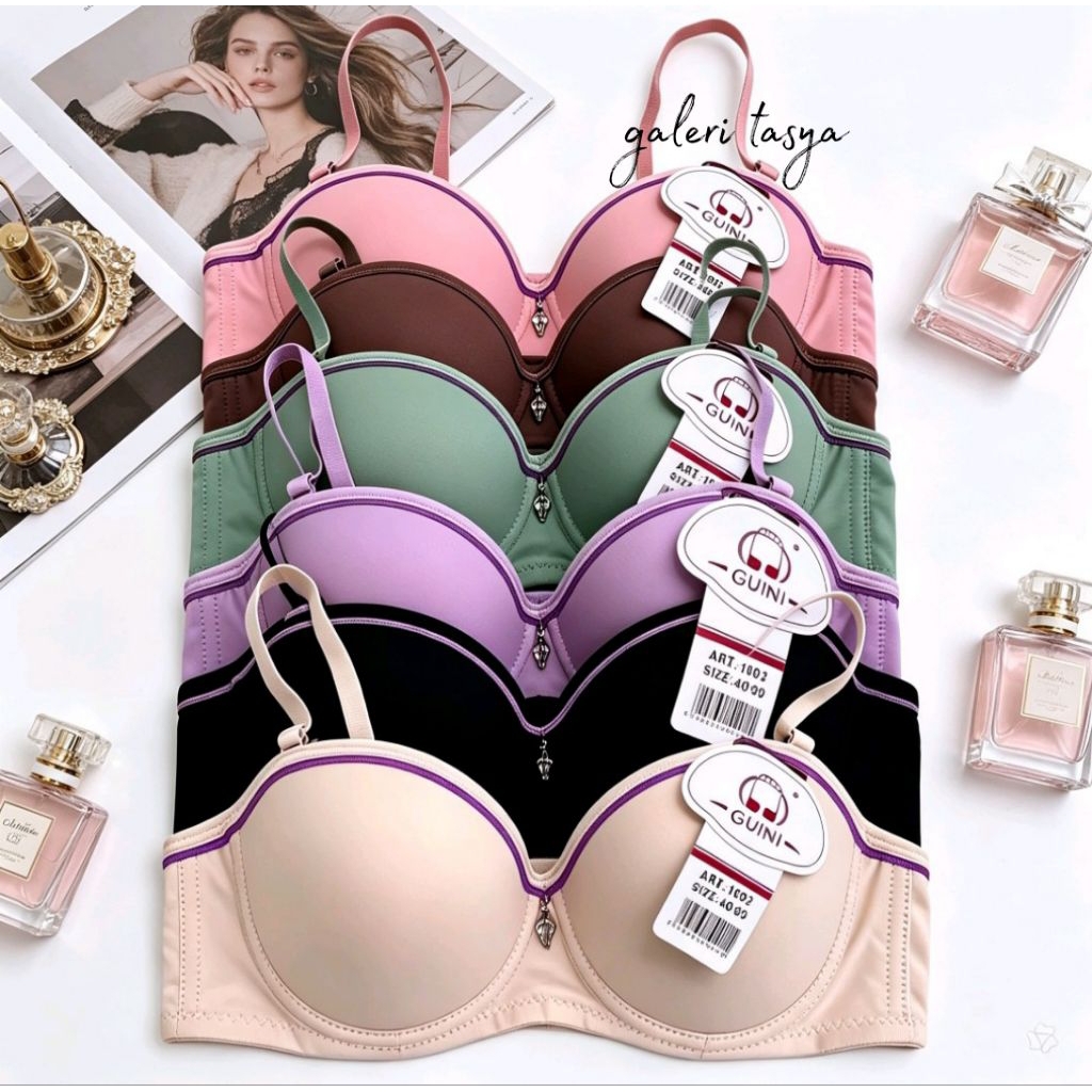 Bra Kawat cup A Bra 1002 Bra fashion busa sedang ukuran 34.36.38.40