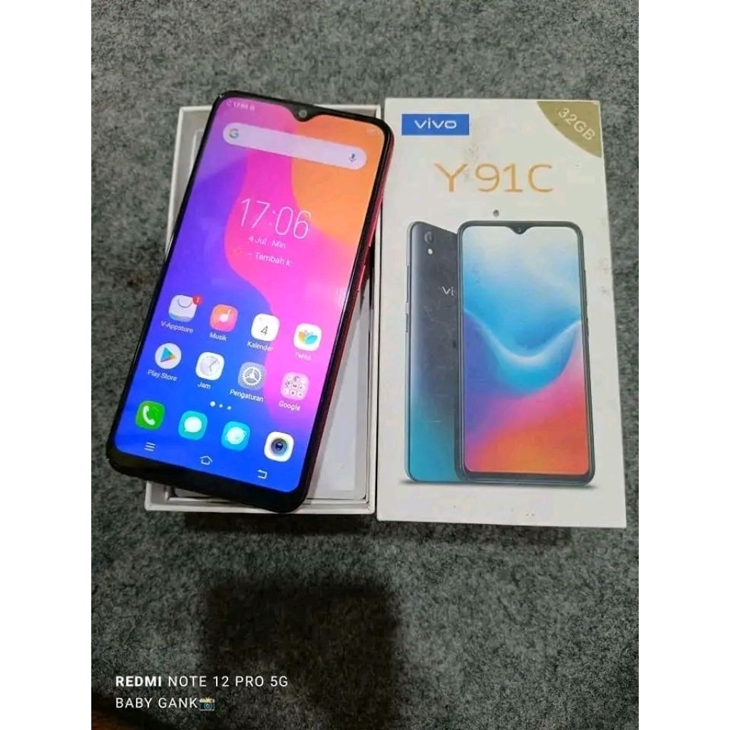 Handphone second Vivo y91c Vivo y91 Vivo y1s second original resmi garansi