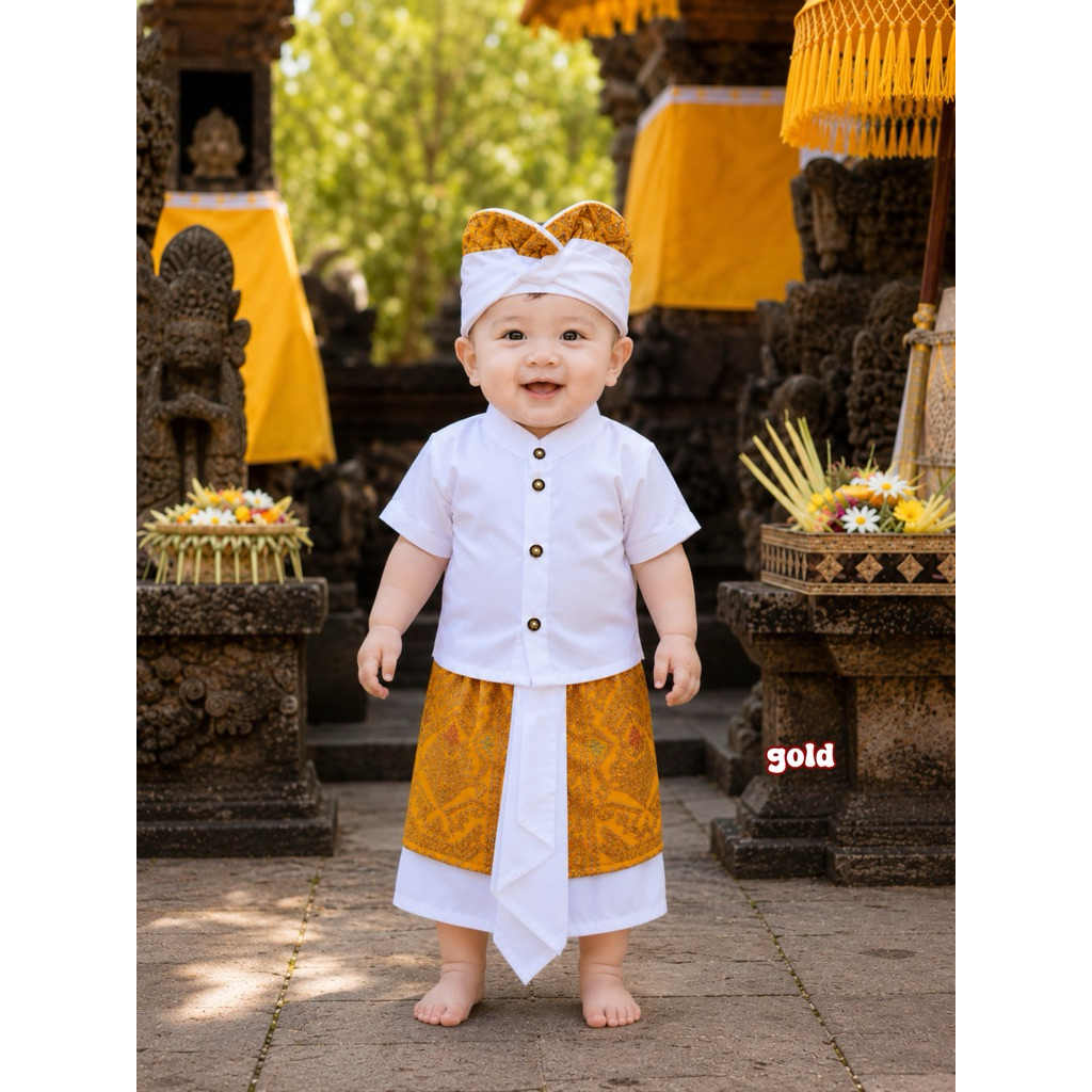 SEPAKET ANAK COWOK | BABY NEWBORN | SET ANAK BAYI ADAT BALI