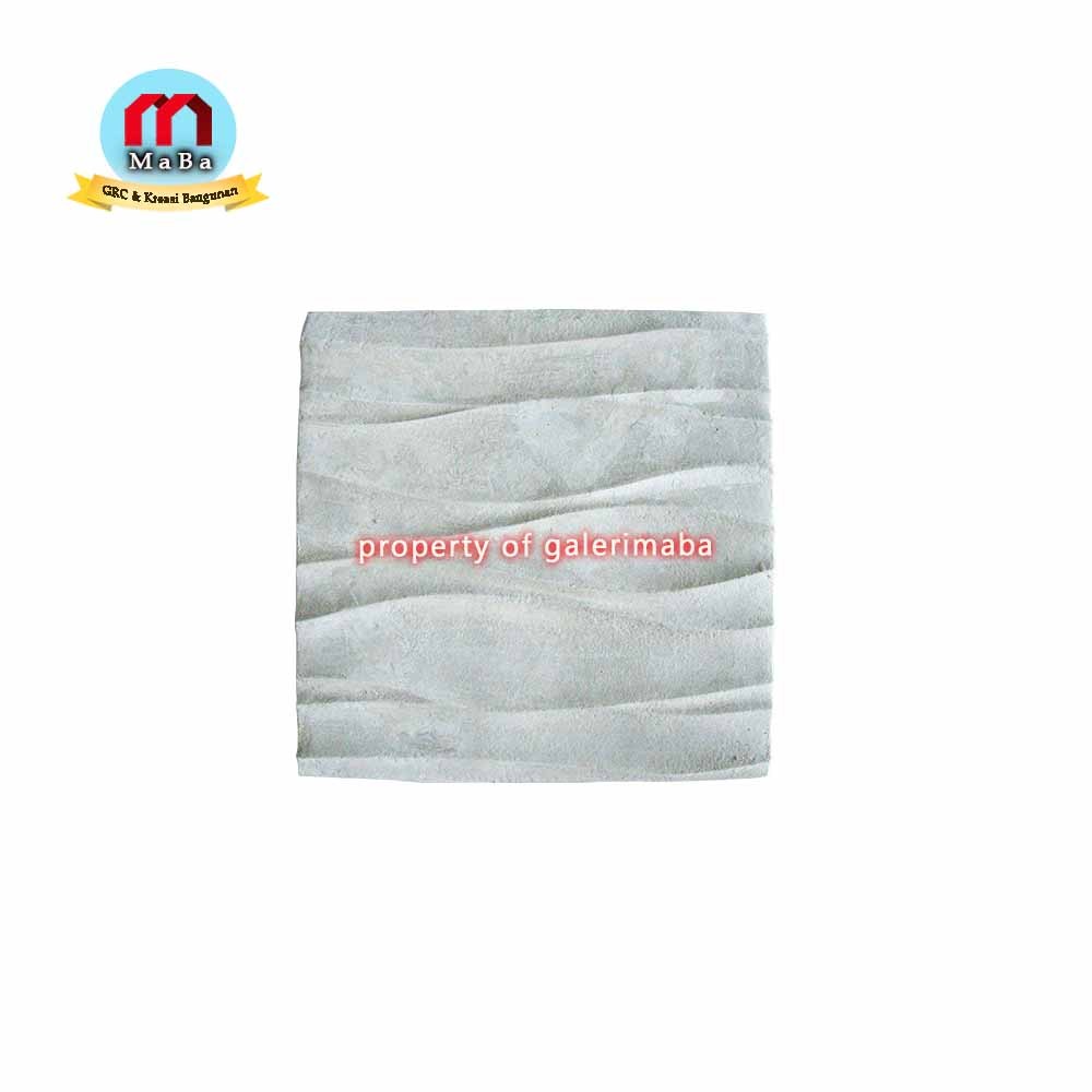 Wallpanel GRC Motif Gelombang Dinding Outdoor Rumah
