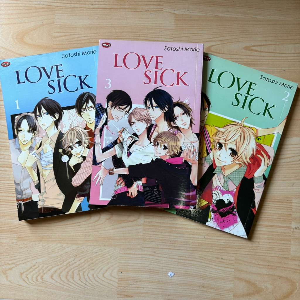 Komik Love Sick by Satoshi Morie Set Vol 1-3 Tamat