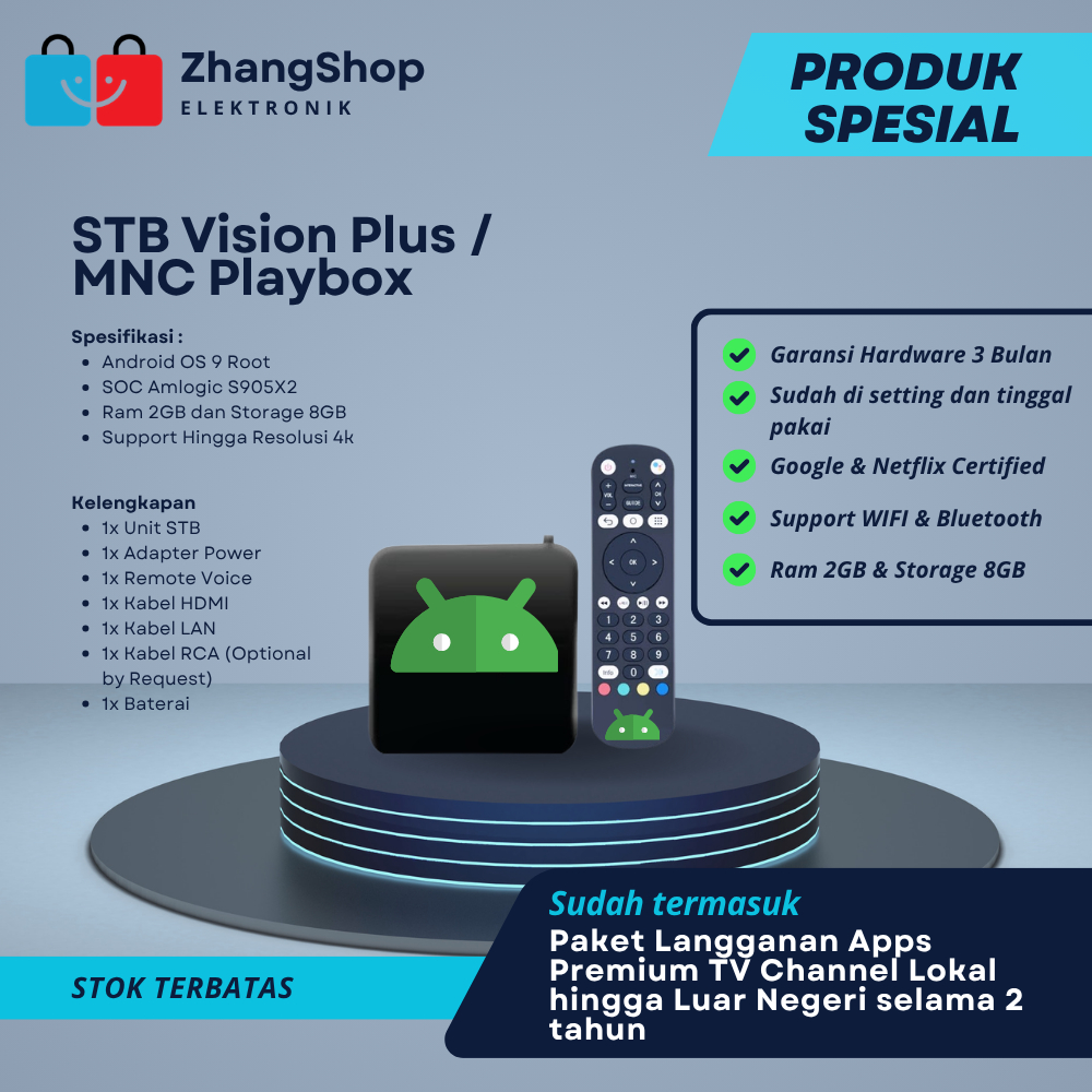 #MNC PLAYBOX TV #MNC VISION+ TV #ANDROID BOX TV