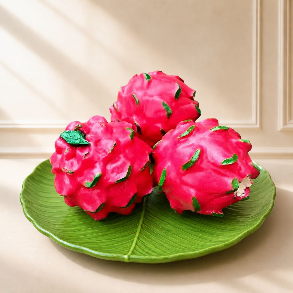 replika buah naga / buah naga palsu / buah naga dekorasi / buah naga artificial / buah naga hias / b