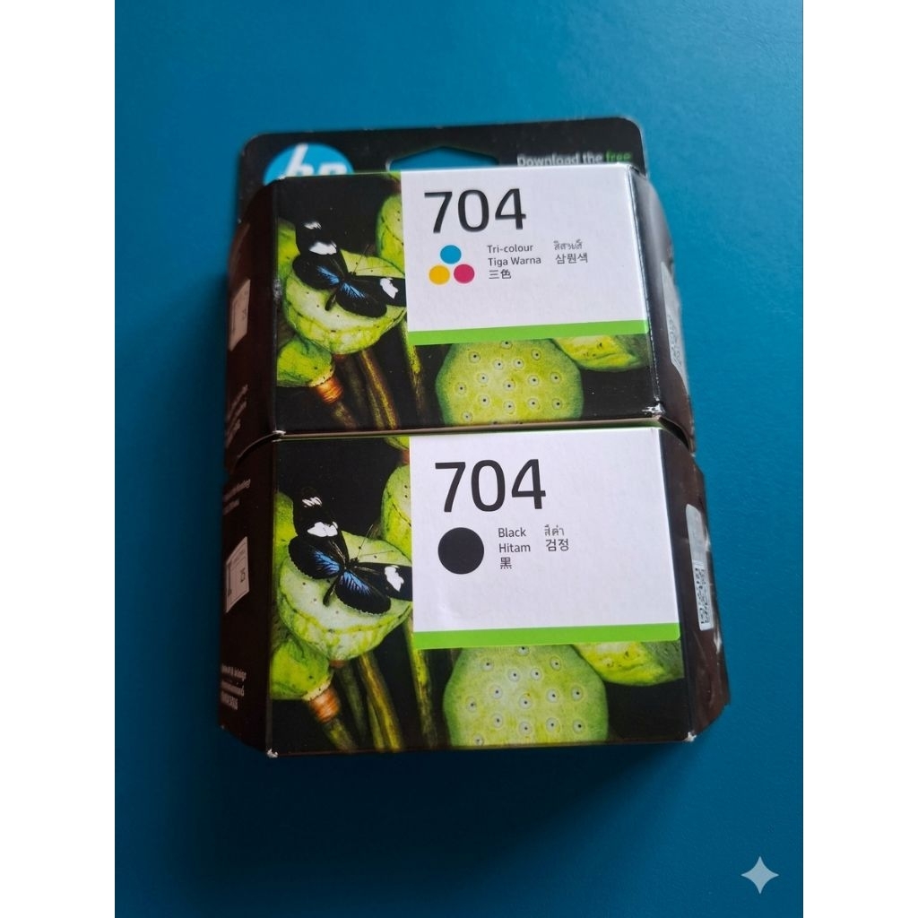 Cartridge Tinta HP 704 Original Hitam