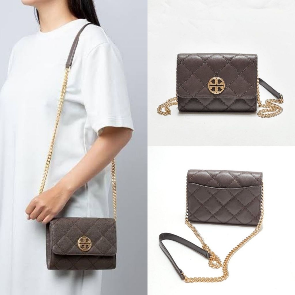 TB WILLA CHAIN WALLET VOLCANIC STONE