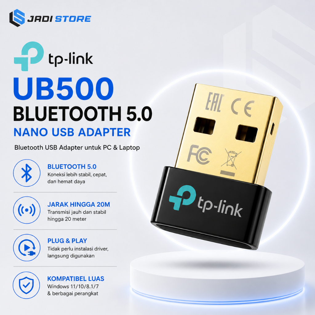 Bluetooth USB Adapter TP-Link UB500 Bluetooth USB Speaker PC Dongle Bluetooth Untuk PC USB Audio Don
