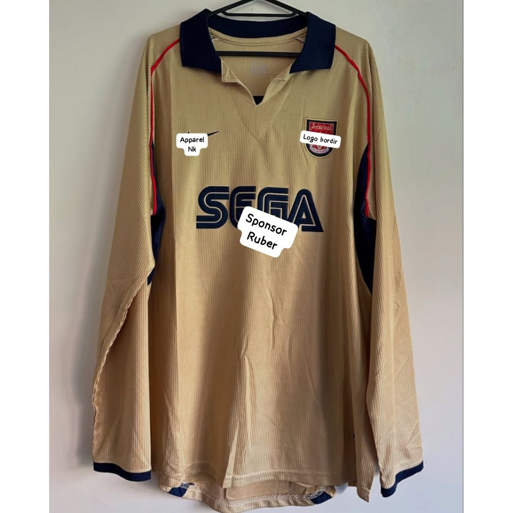 arsenal 2000-2002 longslep away(retro)