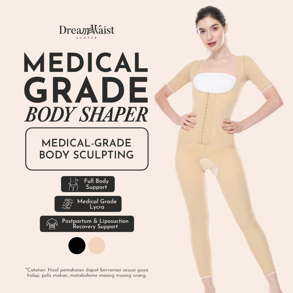 DreamWaist - Medical-Grade Body Shaper - Korset Full Body - Korset Seluruh Badan Pasca Operasi / Mel