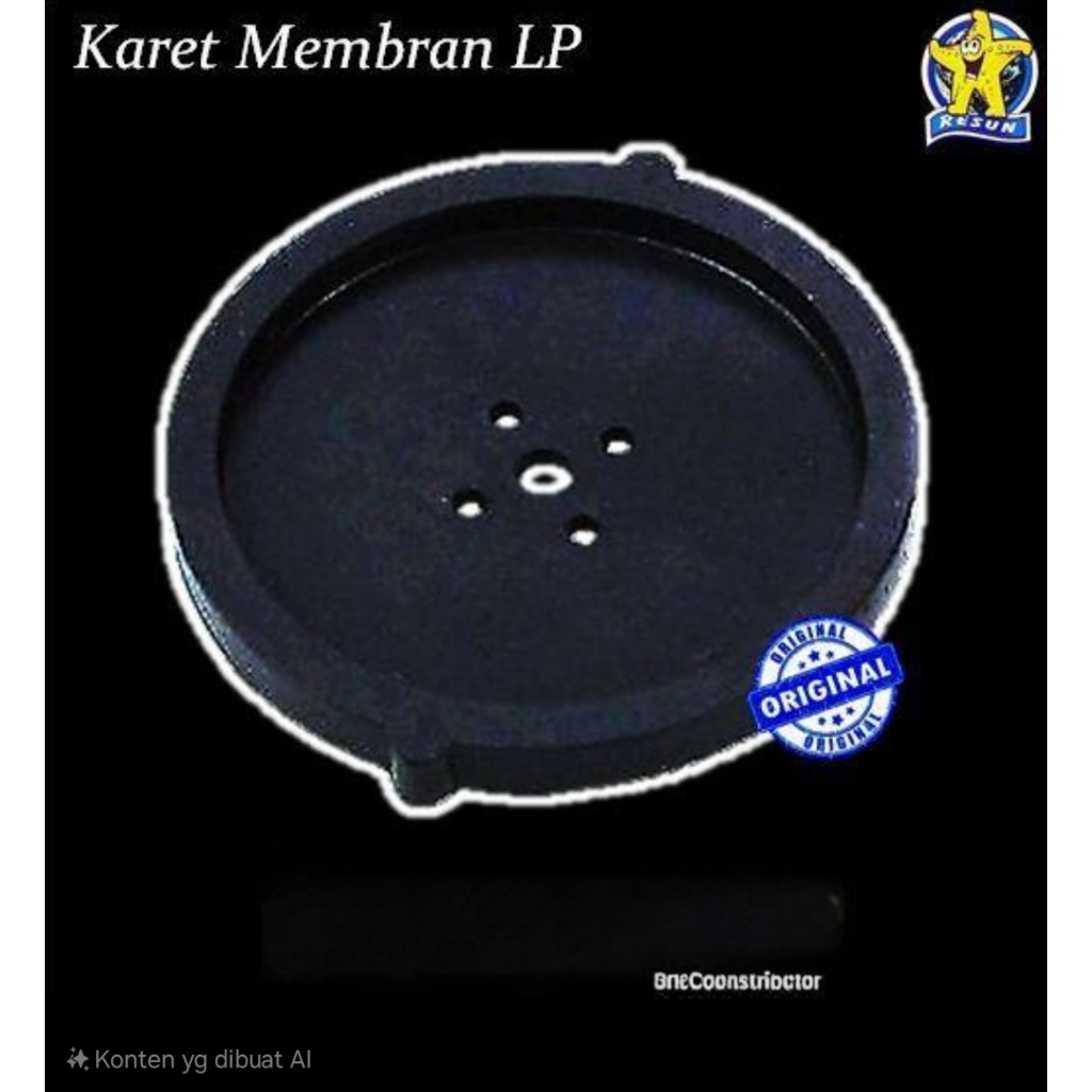 ORIGINAL SPARE  Bonus  PART) Karet Besar RESUN LP 100 Karet Membram LP100