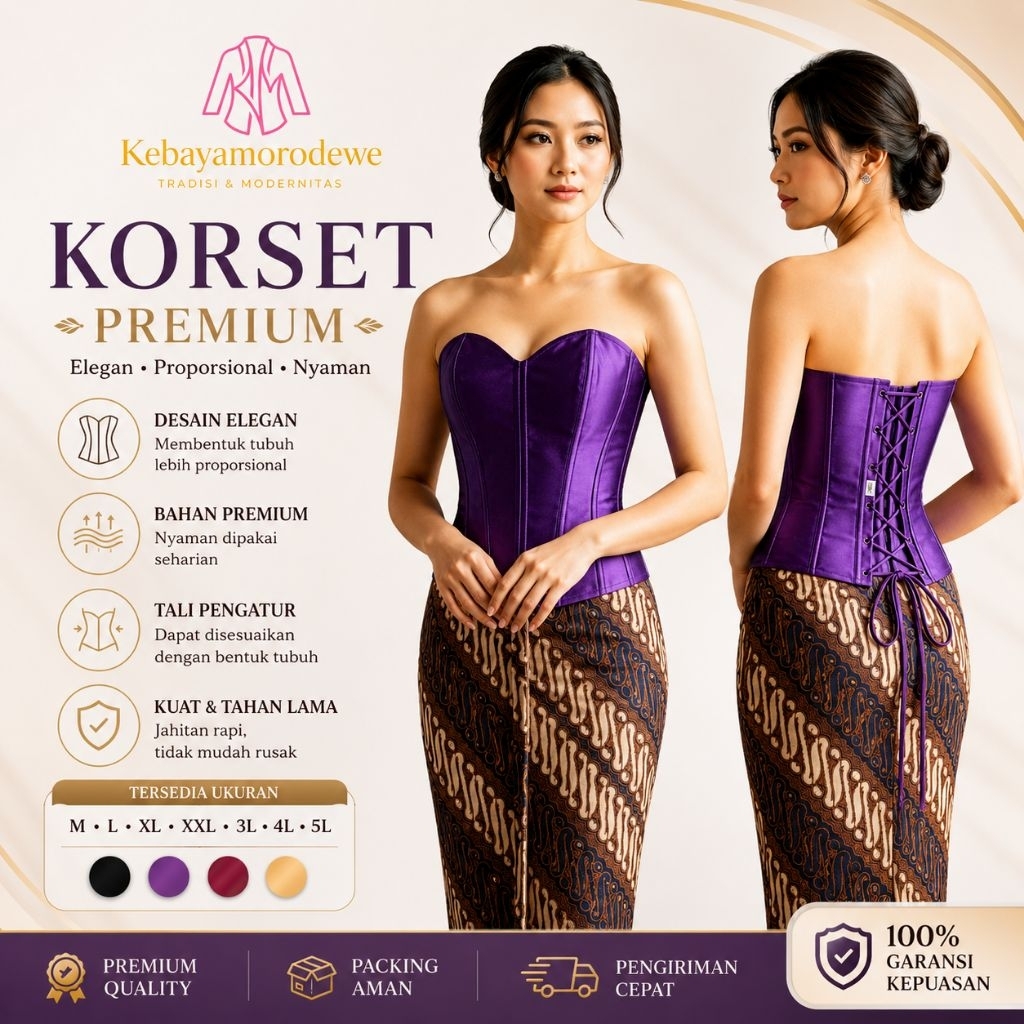 longtorso kebaya // longtorso pengantin // kemben kebaya // daleman kebaya // longtorso satin // lon
