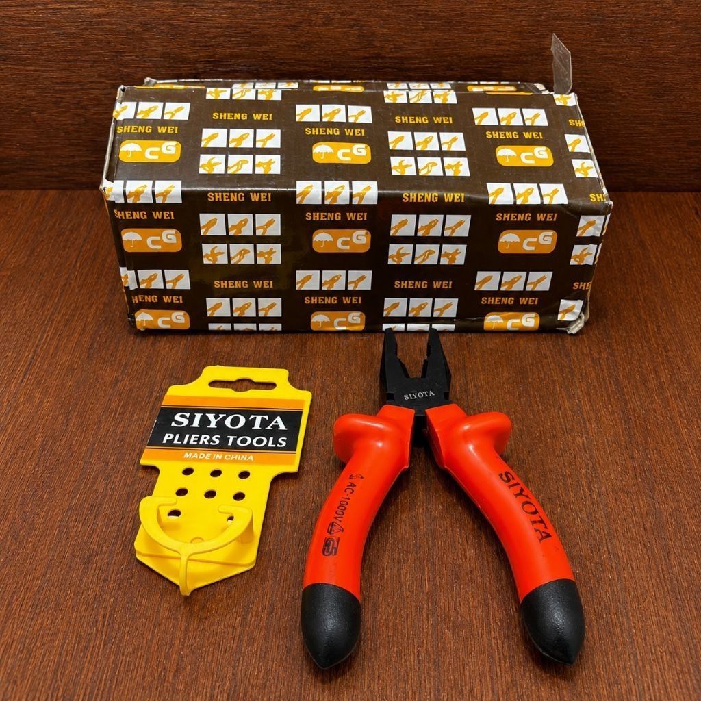 Tang Kombinasi Listrik Siyota 6 Inch - Tang Multifungsi - Tang Listrik - Hand Tools/1000volt/kualita