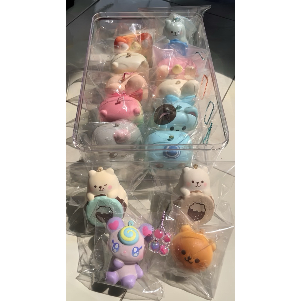 (BACA DESKRIPSI) Ibloom Squishy Preloved, Ibloom Squishy, Chigiri, Markis (Marmoo Cookies), dll