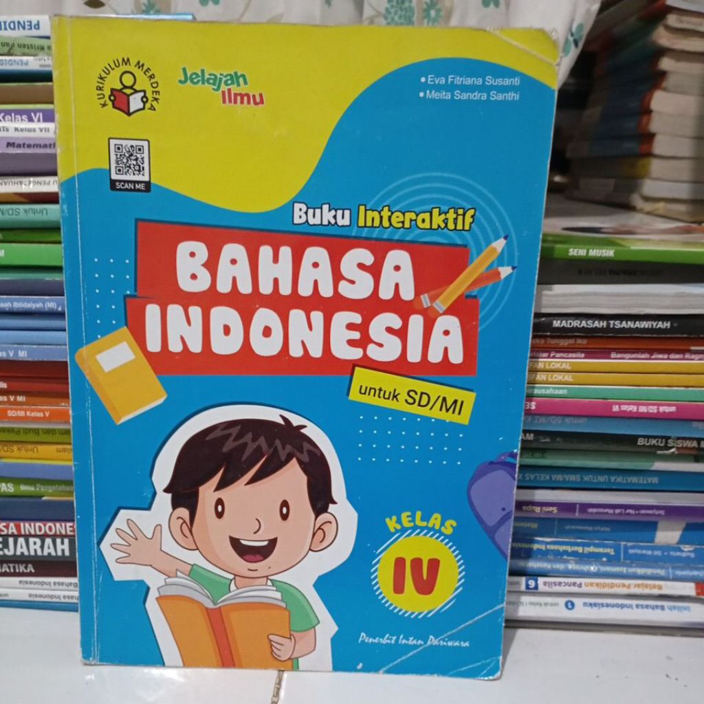 BUKU INTERAKTIF BAHASA INDONESIA KELAS 4 SD INTAN PARIWARA KURIKULUM MERDEKA