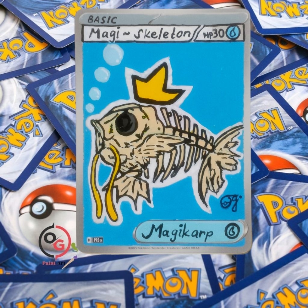 kartu pokemon art magikarp