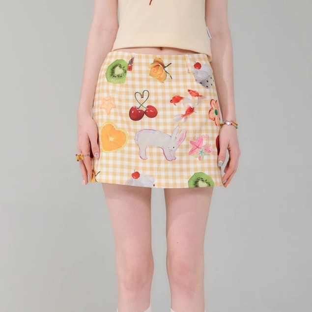 MODISOK Skirt / Rok pendek Wanita / Floral Mini Skirt