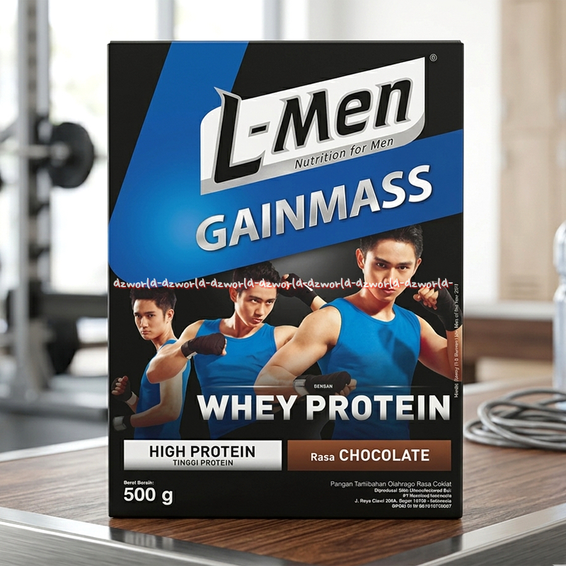 L-Men Gainmass 500gr Whey Protein Rasa Chocolate Flavour Whey Protein Rasa Cokelat High Protein Ting