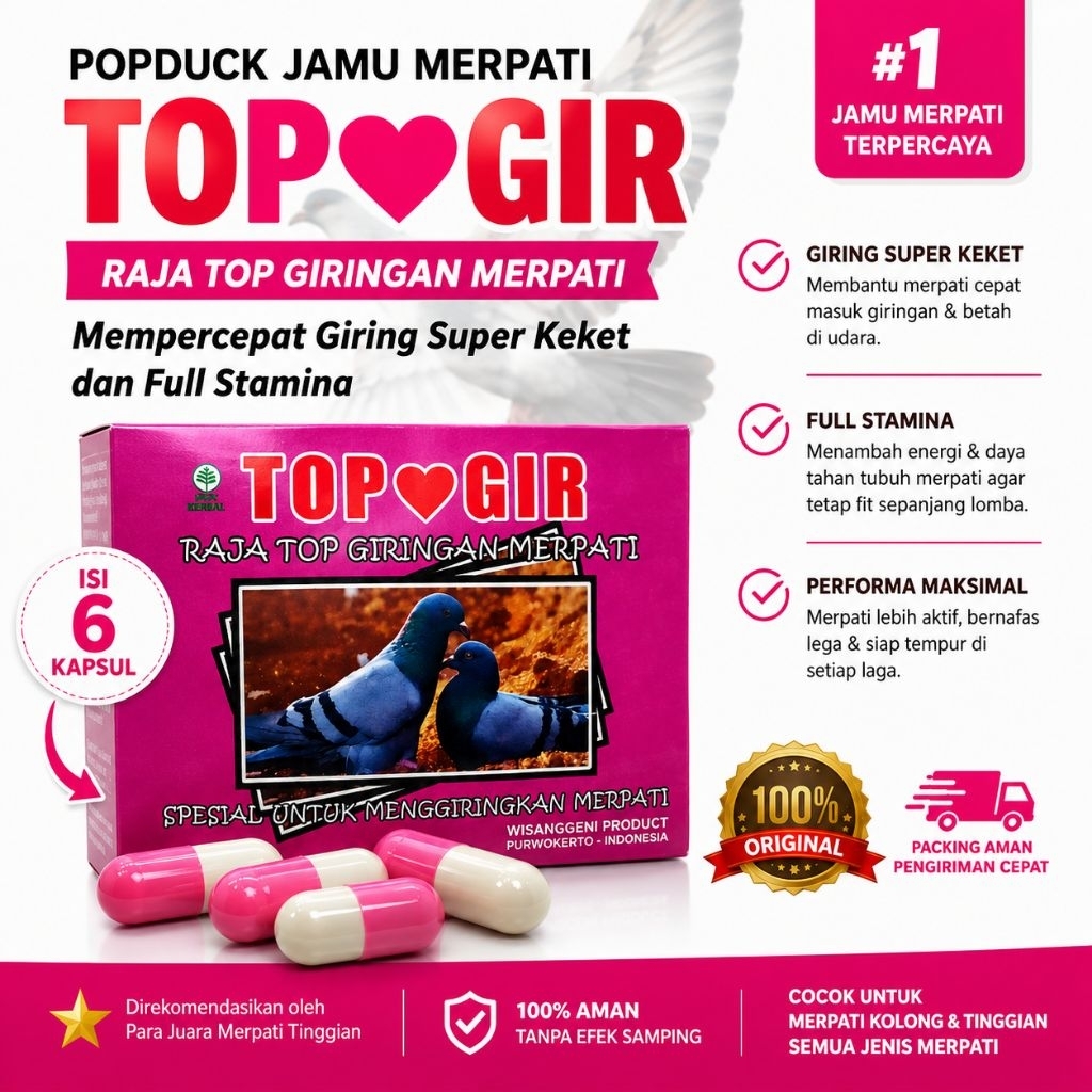 TOP GIR Jamu Merpati Giring Keket Keras Doping Merpati Balap Kolongan