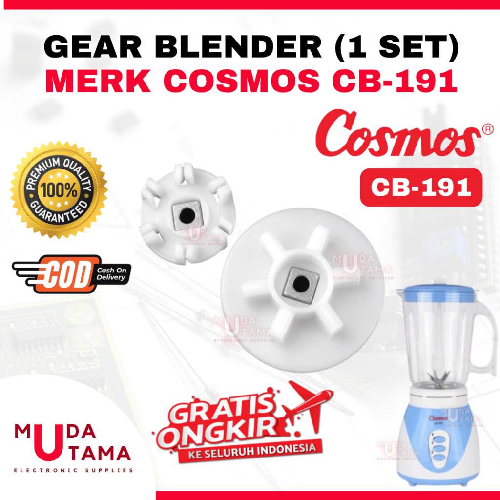 Karet Gear Blender COSMOS CB-191 CB191 - Gear Pemutar Blender COSMOS CB-191 - Kopling Blender COSMOS
