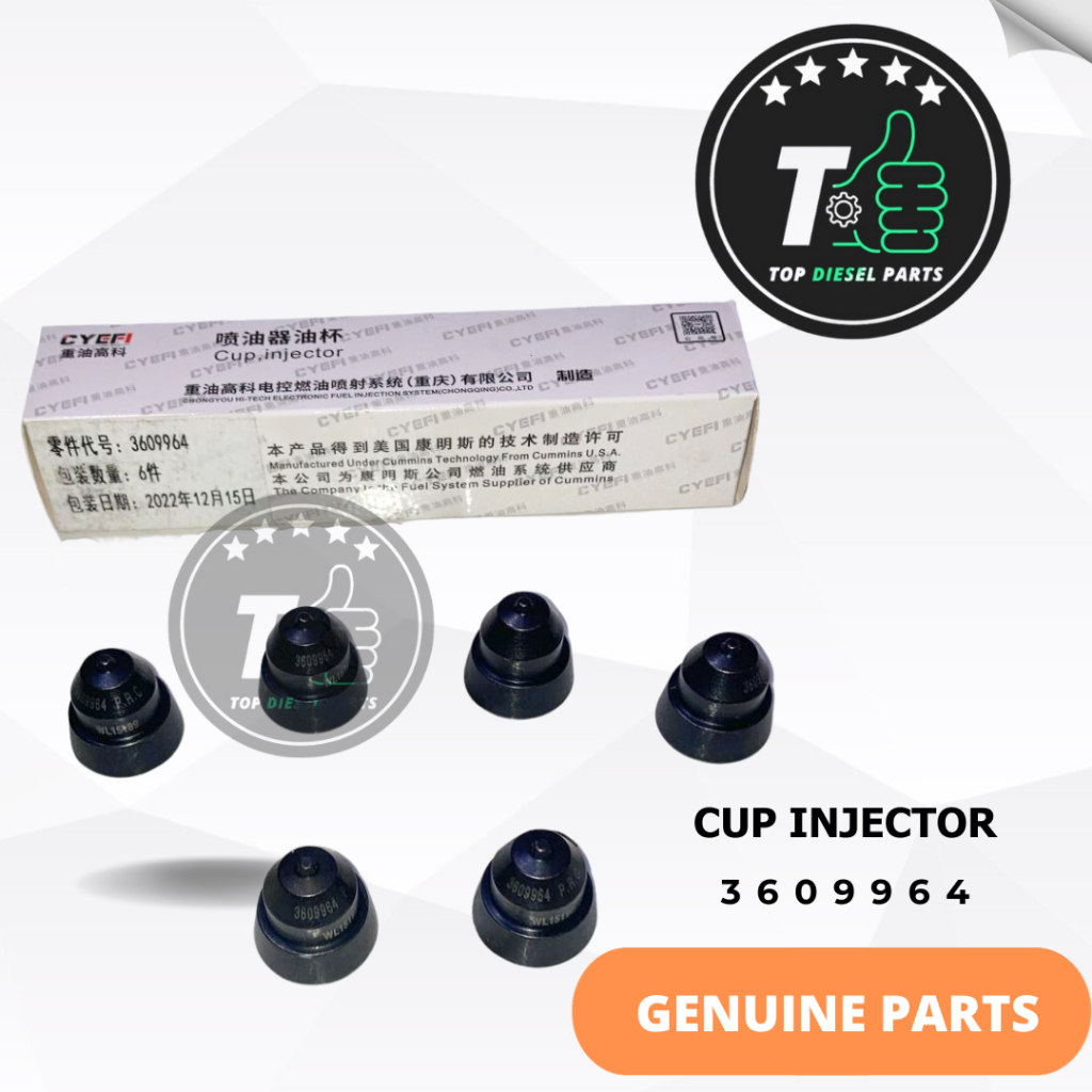 Cup Injector 3609964 brand CCQFSC CCEC Genuine KTA19 KTA 38