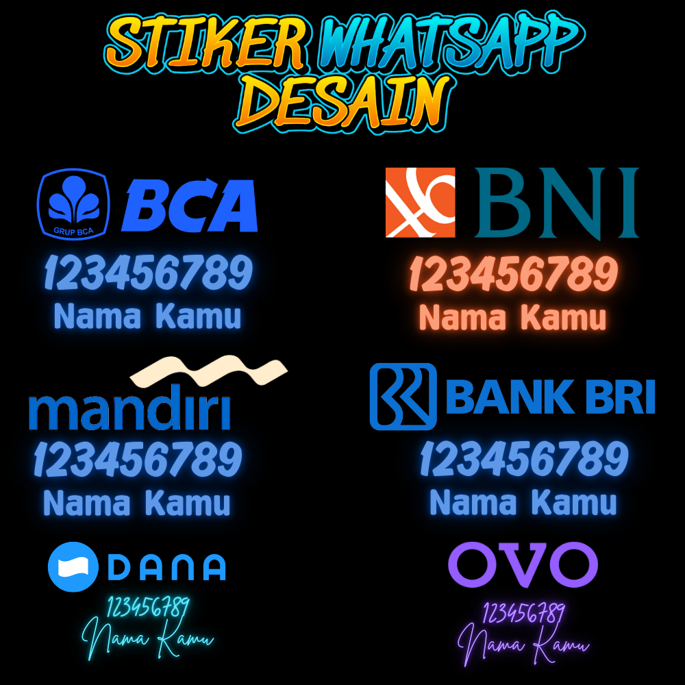 Jasa Desain Stiker WhatsApp (WA)