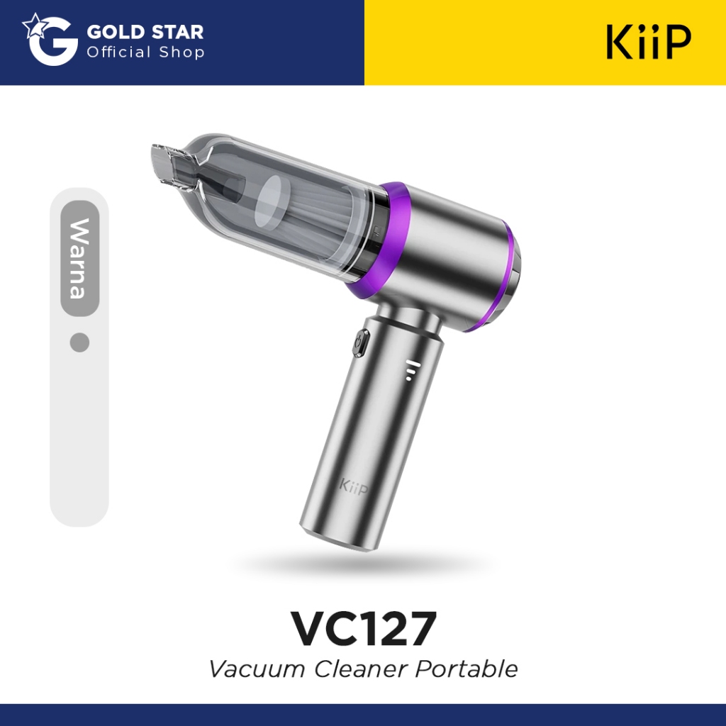 KiiP Vacuum Cleaner Portabel Tanpa Kabel 16000Pa 3in1 Penghisap Debu Mobil Wireless Kasur Penyedot D