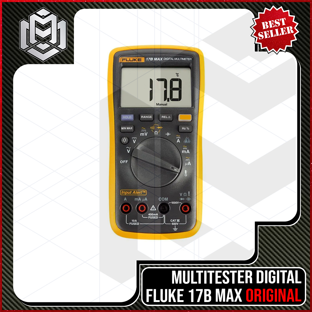 MM - Multitester Digital Fluke 17B Max Original / Avometer Digital Fluke 17B Max / Multitester FLUKE