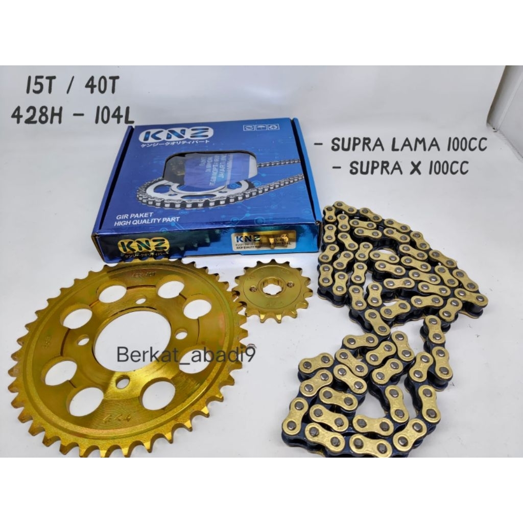 [ KNZ ] Girset Gear Gir Set Paket Supra Suprax Supra fit lama
